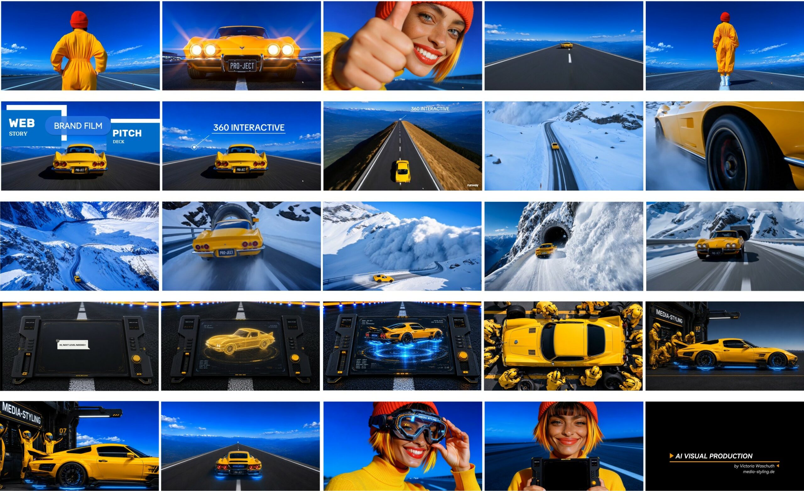 AI story frames