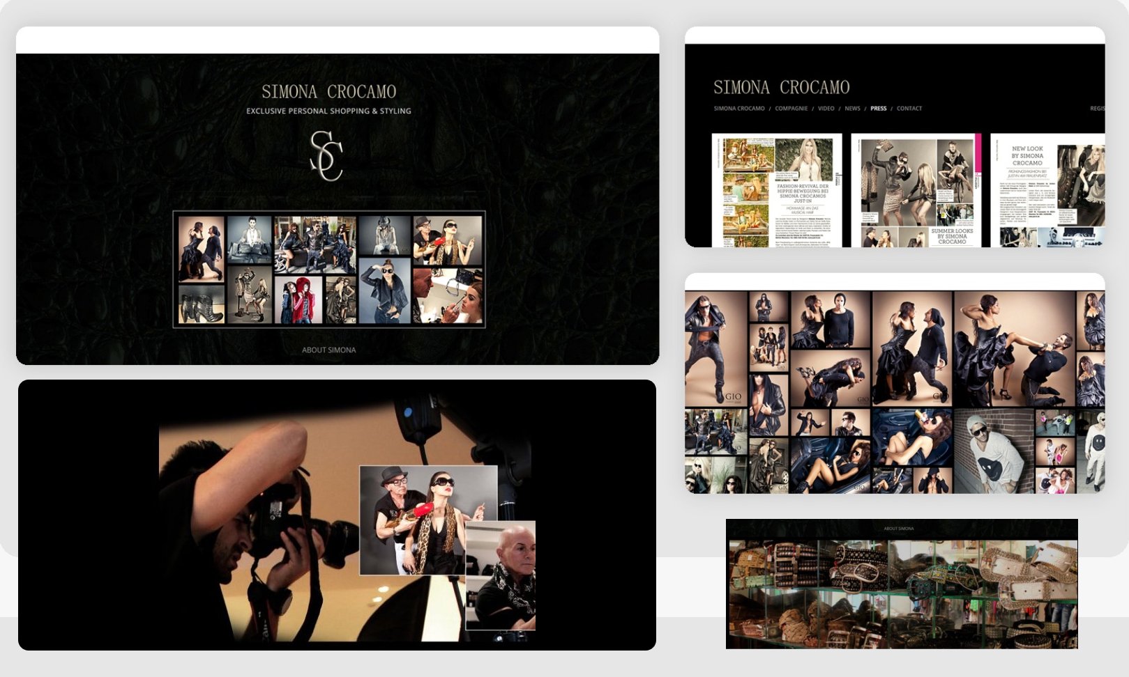 Simona Crocamo website preview