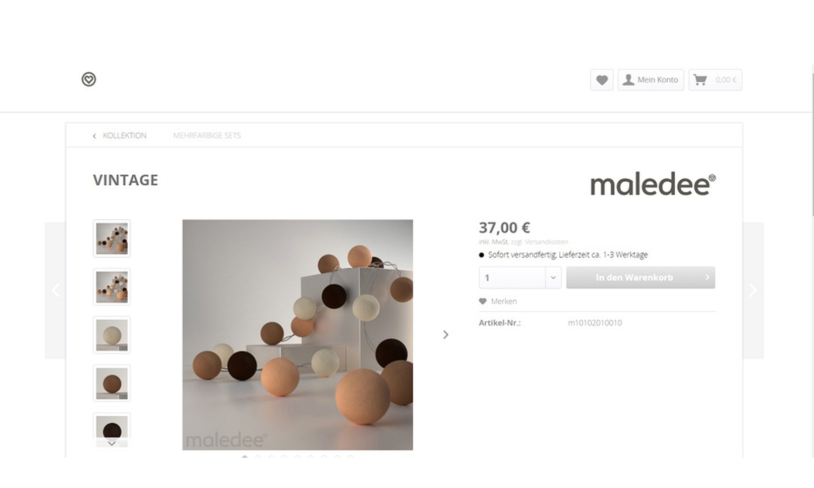 maledee product page preview