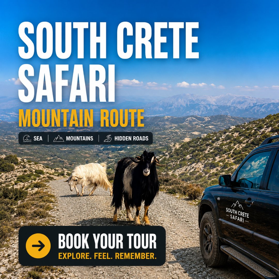 South Crete Safari mountain route card